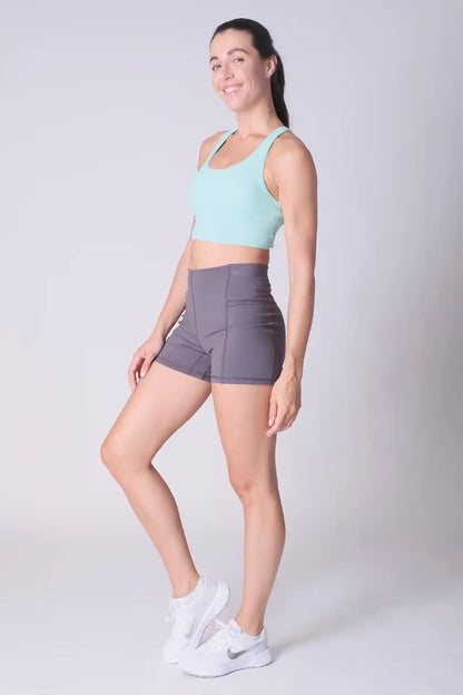 SPWX0022 - Women's Multi Crossed Back Bra Top - Mint