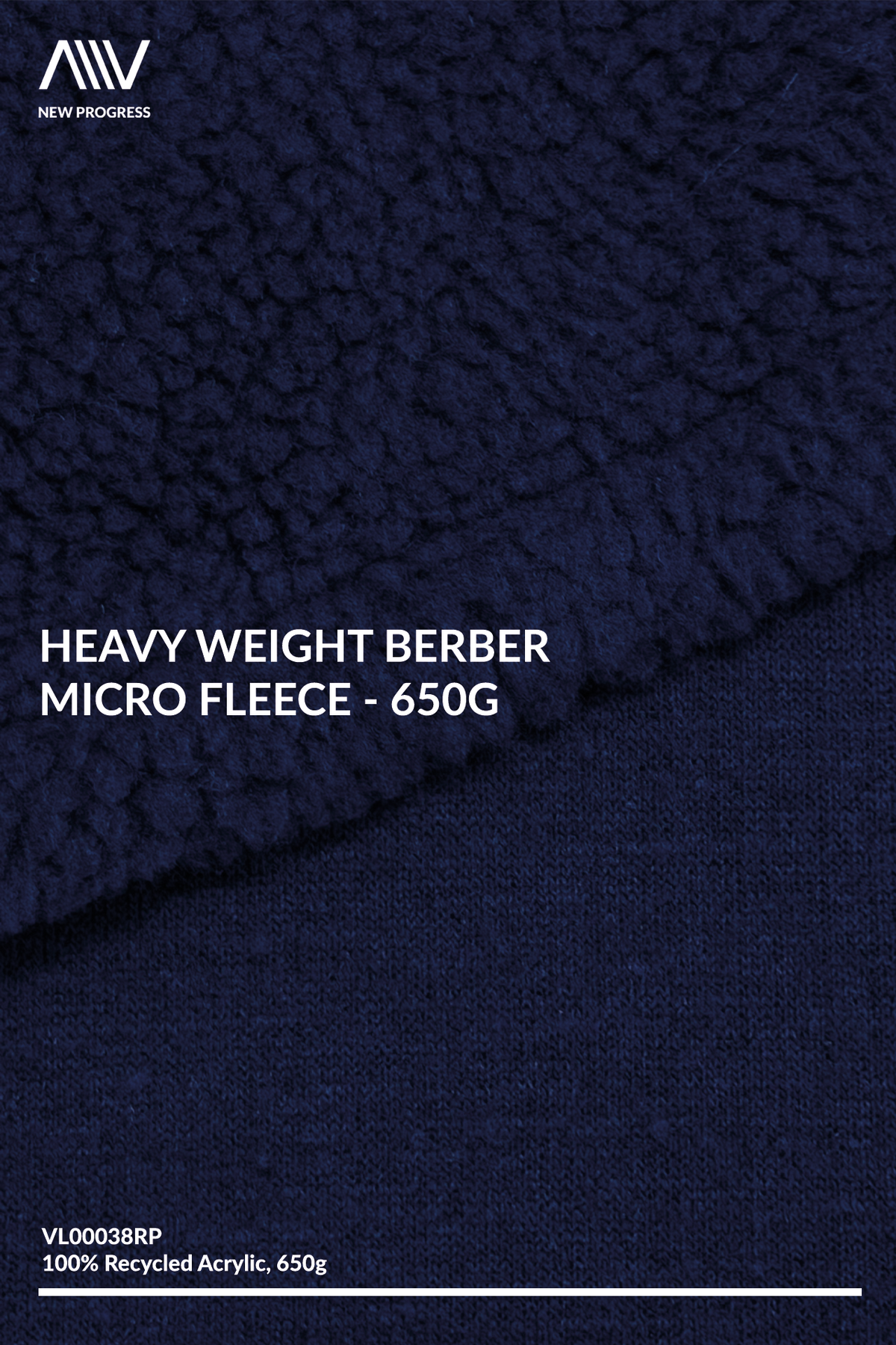 VL00038RP - Heavy Weight Berber Micro Fleece - 650G