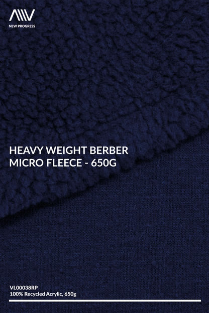 VL00038RP - Heavy Weight Berber Micro Fleece - 650G