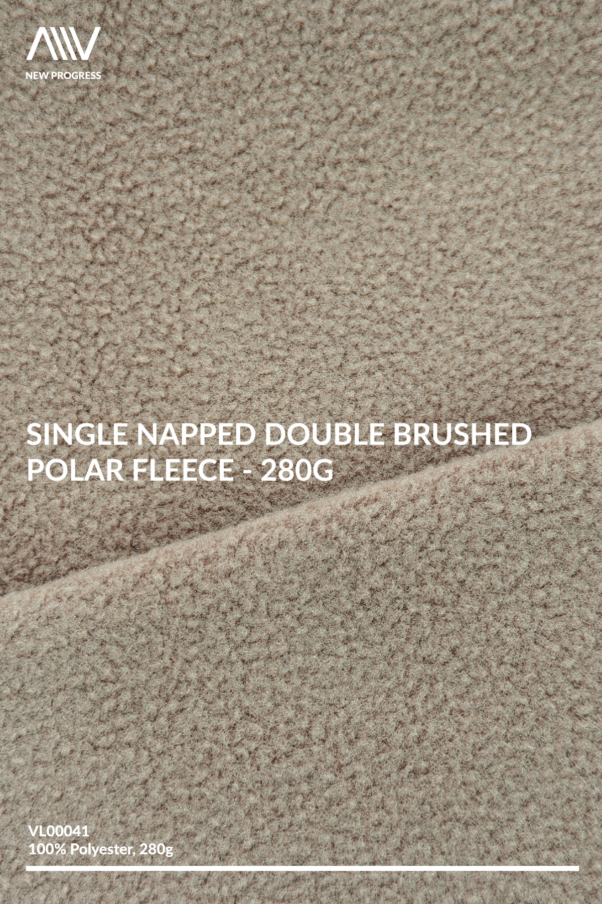 VL00041 - Single Napped Double Brushed Polar Fleece - 280G
