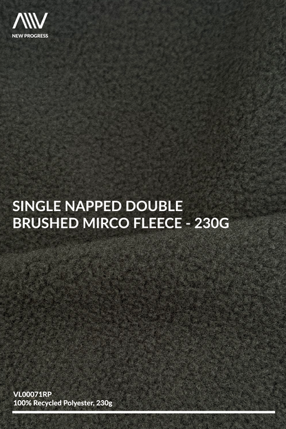 VL00071RP - Single Napped Double Brushed Mirco Fleece - 230G