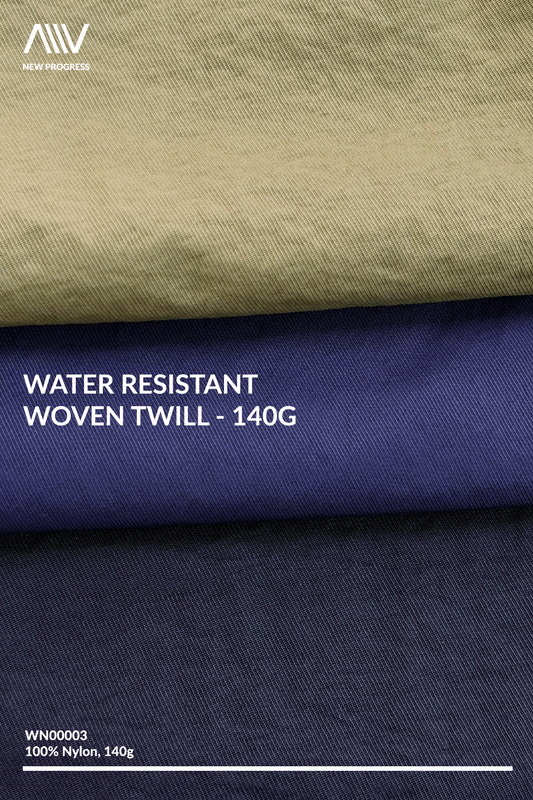 WN00003 - Water Resistant Woven Twill - 140G