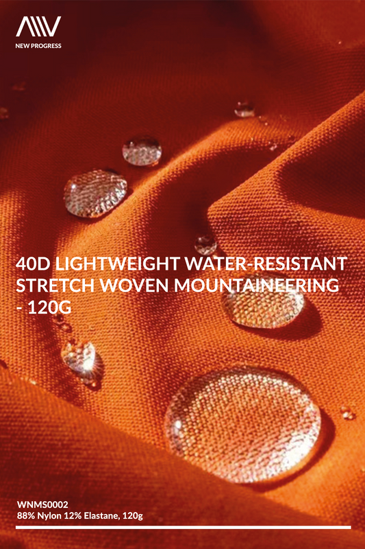 WNMS0002 - 40D LIGHTWEIGHT WATER-RESISTANT WOVEN STRETCH MOUNTAINEERING - 120G