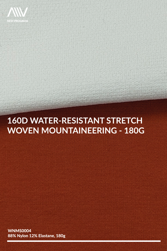WNMS0004 - 160D Water-Repellent Stretch Woven Mountaineering - 180G