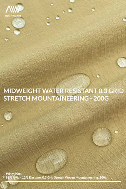 WNMS001 - MIDWEIGHT WATER RESISTANT 0.3 GRID STRETCH MOUNTAINEERING - 200G