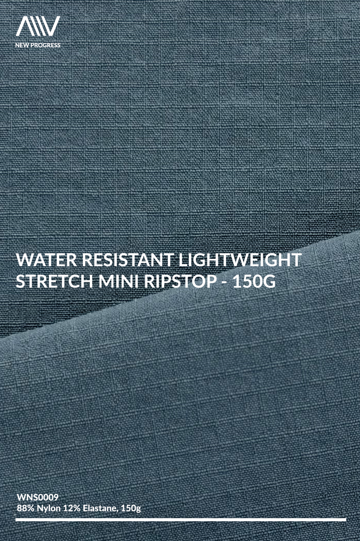 WNS0009 - Water Resistant Lightweight Stretch Mini Ripstop - 150G