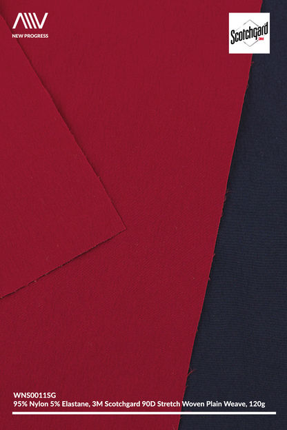 WNS0011SG - 3M SCOTCHGARDT™ 90D WATER REPELLENT STRETCH WOVEN PLAIN WEAVE - 118G