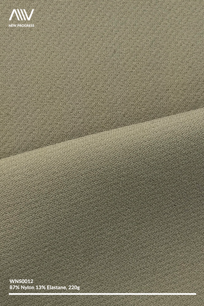 WNS0012 - Mid-Weight Water-Resistant Stretch Woven Twill - 220G