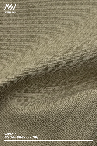 WNS0012 - Mid-Weight Water-Resistant Stretch Woven Twill - 220G