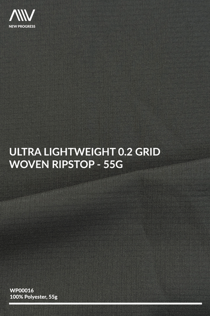 WP00016 - Ultra Lightweight 0.2 Grid Woven Ripstop - 55G