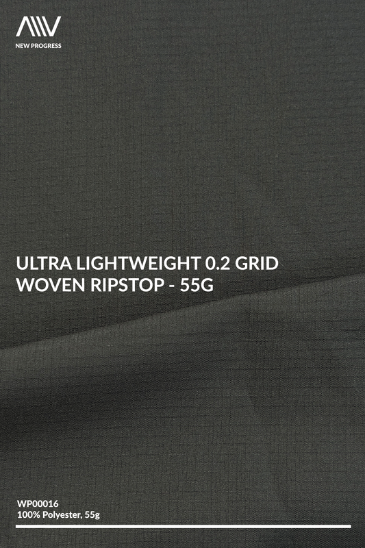 WP00016 - Ultra Lightweight 0.2 Grid Woven Ripstop - 55G