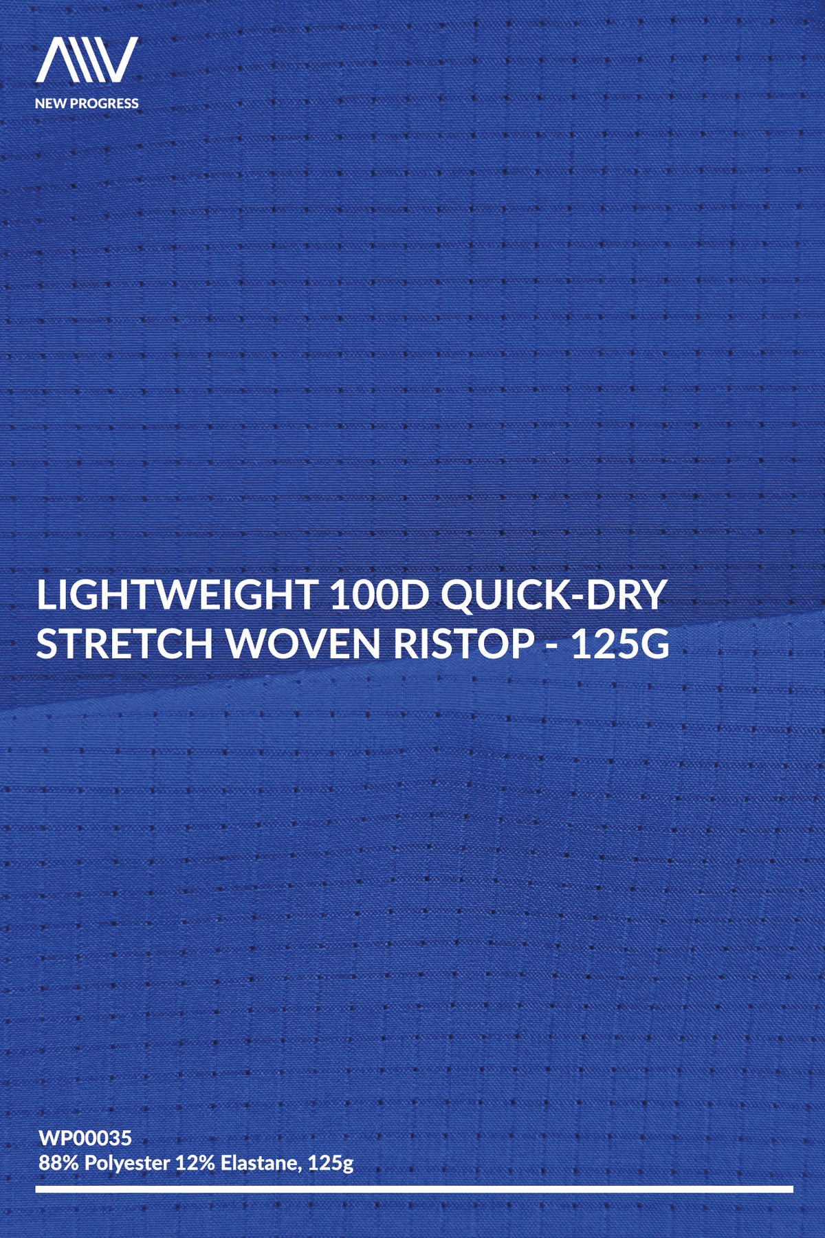 WP00035 - Lightweight 100D Quick-Dry Stretch Woven Ripstop - 125G