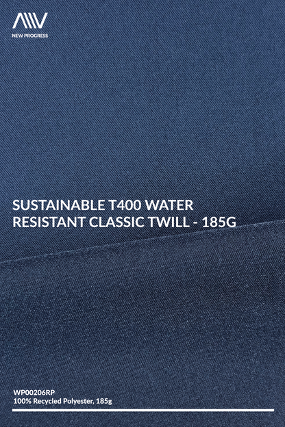 WP00206RP - Sustainable T400 Water Resistance Classic Twill - 185G