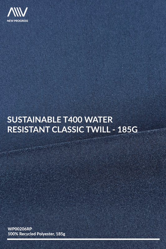 WP00206RP - Sustainable T400 Water Resistance Classic Twill - 185G