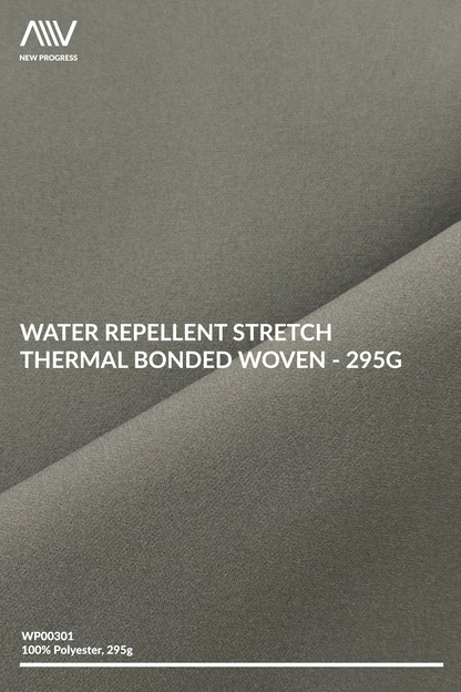 WP00301 - Water Repellent Stretch Thermal Bonded Woven - 295G