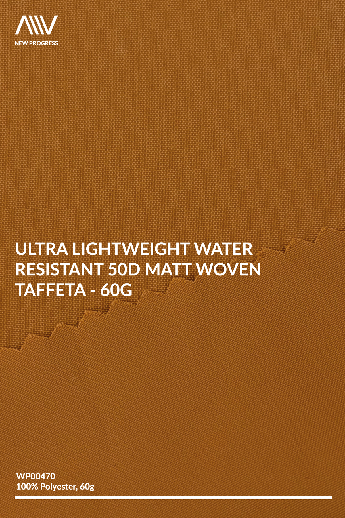 WP00470 - Ultra Lightweight Water Resistant 50D Matt Woven Taffeta - 60G