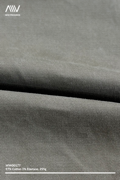 WW00177 - 32sx16s/70D Durable Stretch Cotton Twill - 255G