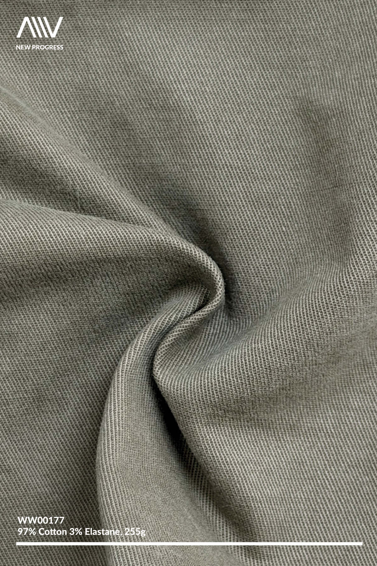 WW00177 - 32sx16s/70D Durable Stretch Cotton Twill - 255G