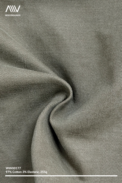 WW00177 - 32sx16s/70D Durable Stretch Cotton Twill - 255G