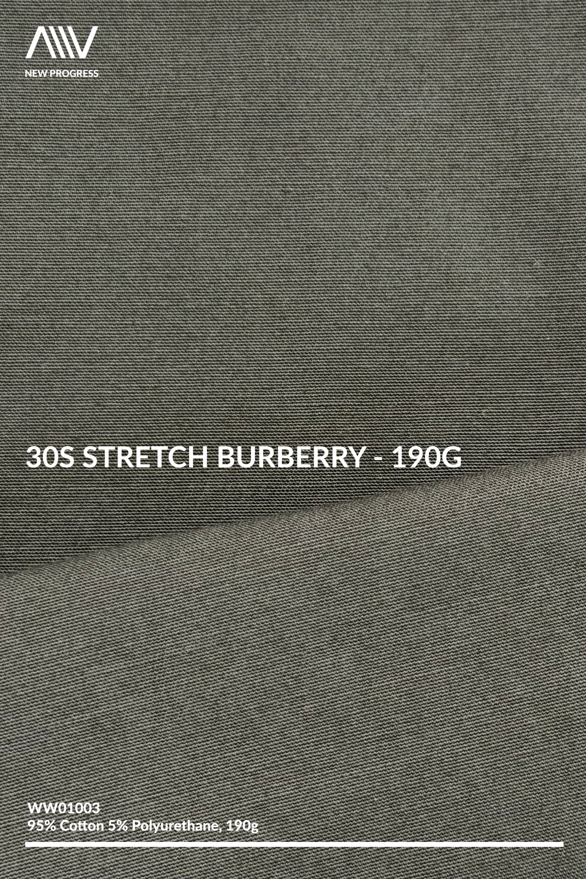 WW01003 - 30s Stretch Burberry - 190G