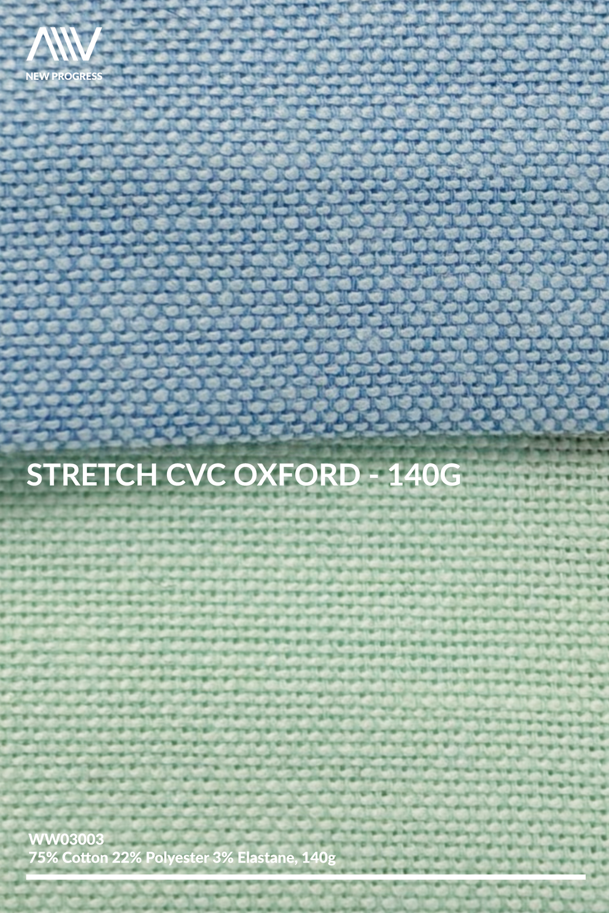 WW03003 - Stretch CVC Oxford - 140G
