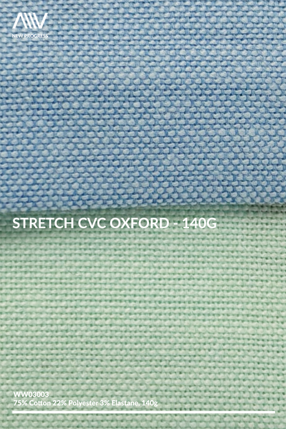WW03003 - Stretch CVC Oxford - 140G